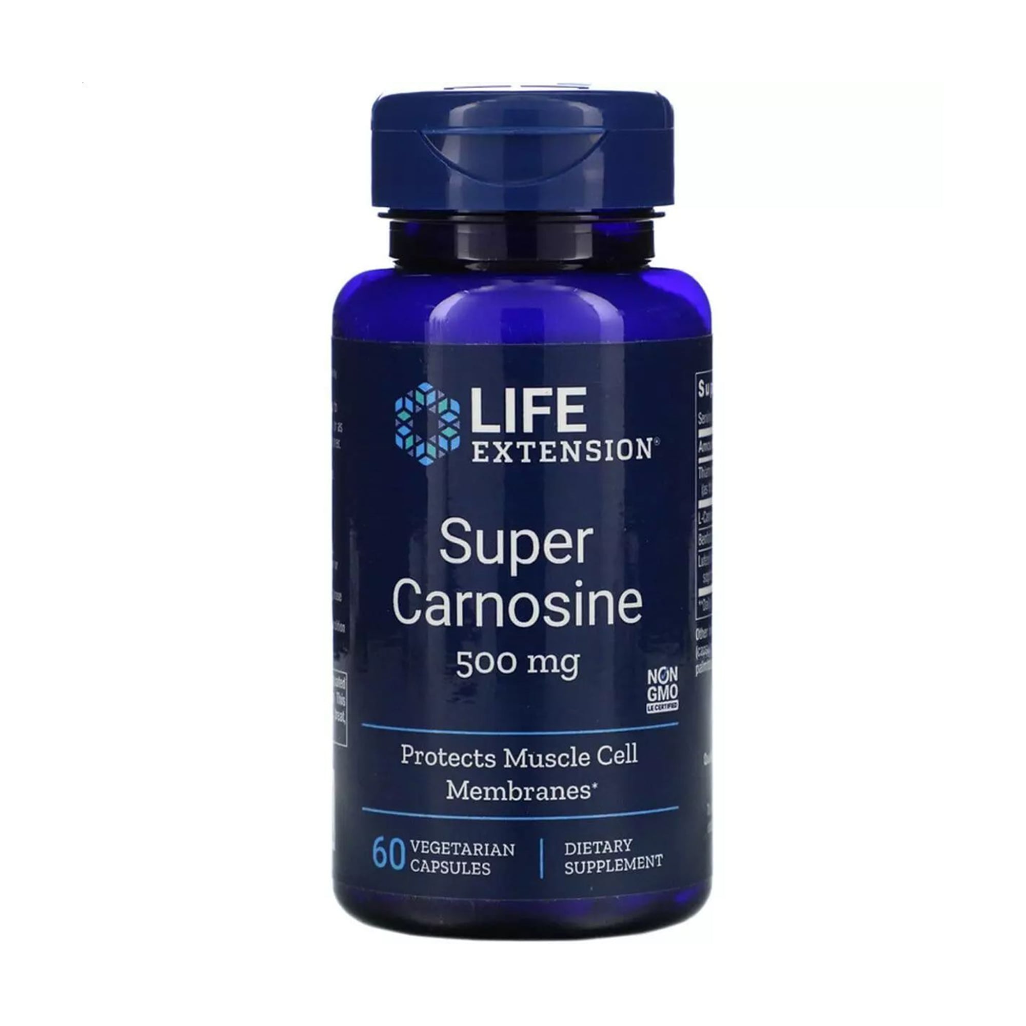 Супер карнозин Life Extension Super Carnosine 500 мг, 60 капсул
